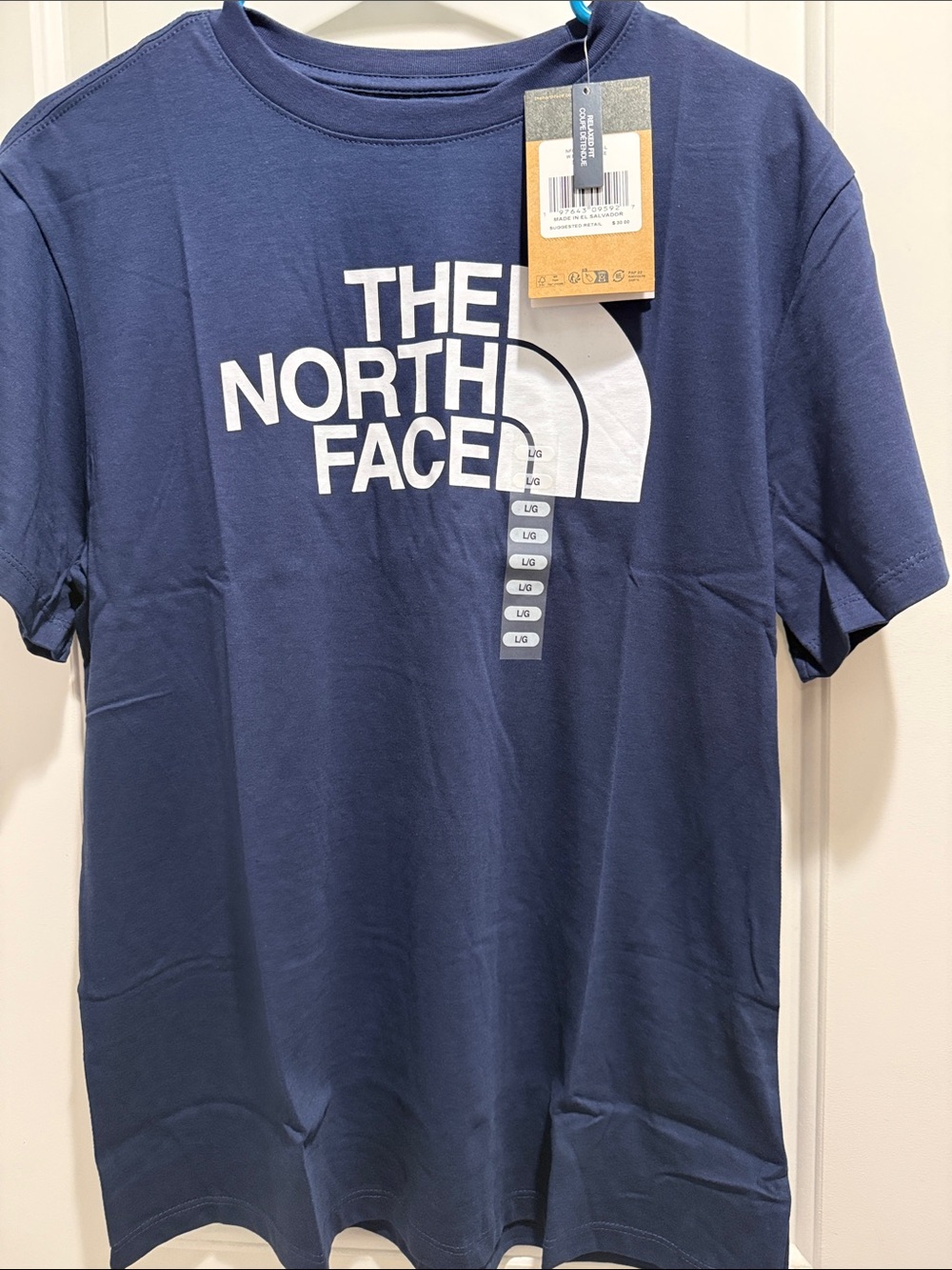 NWT Women’s The North Face Navy Logo Tee